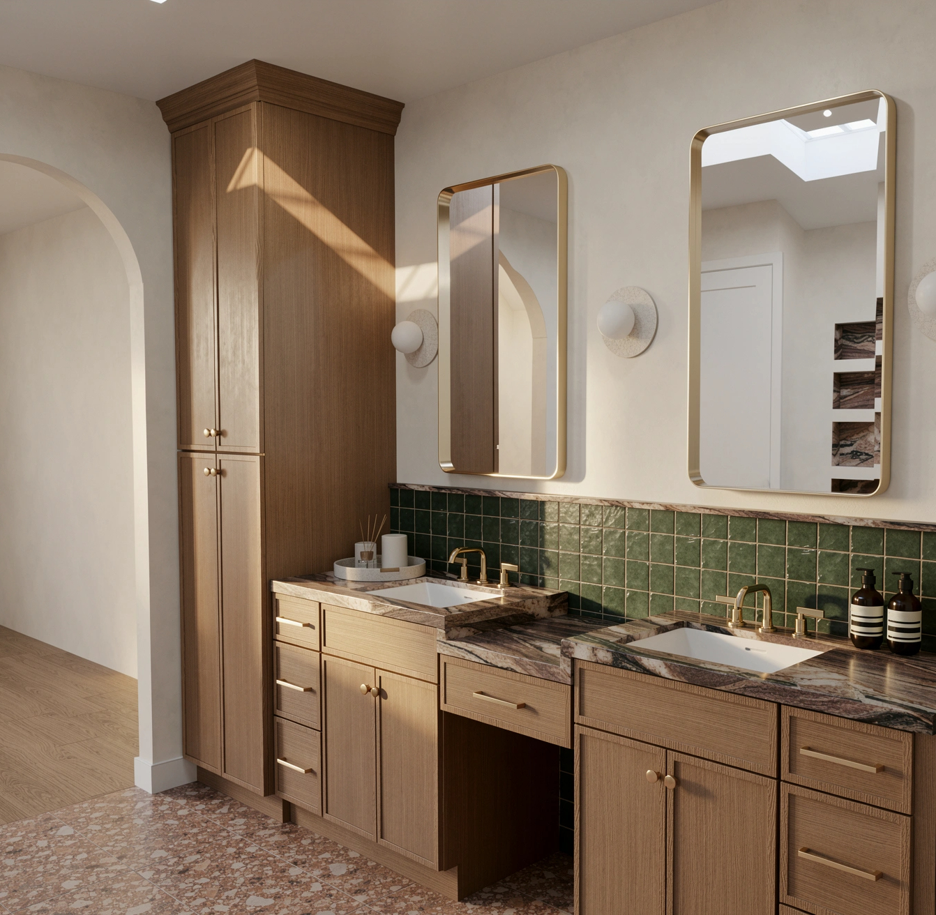 Primary bath, 3D visualization