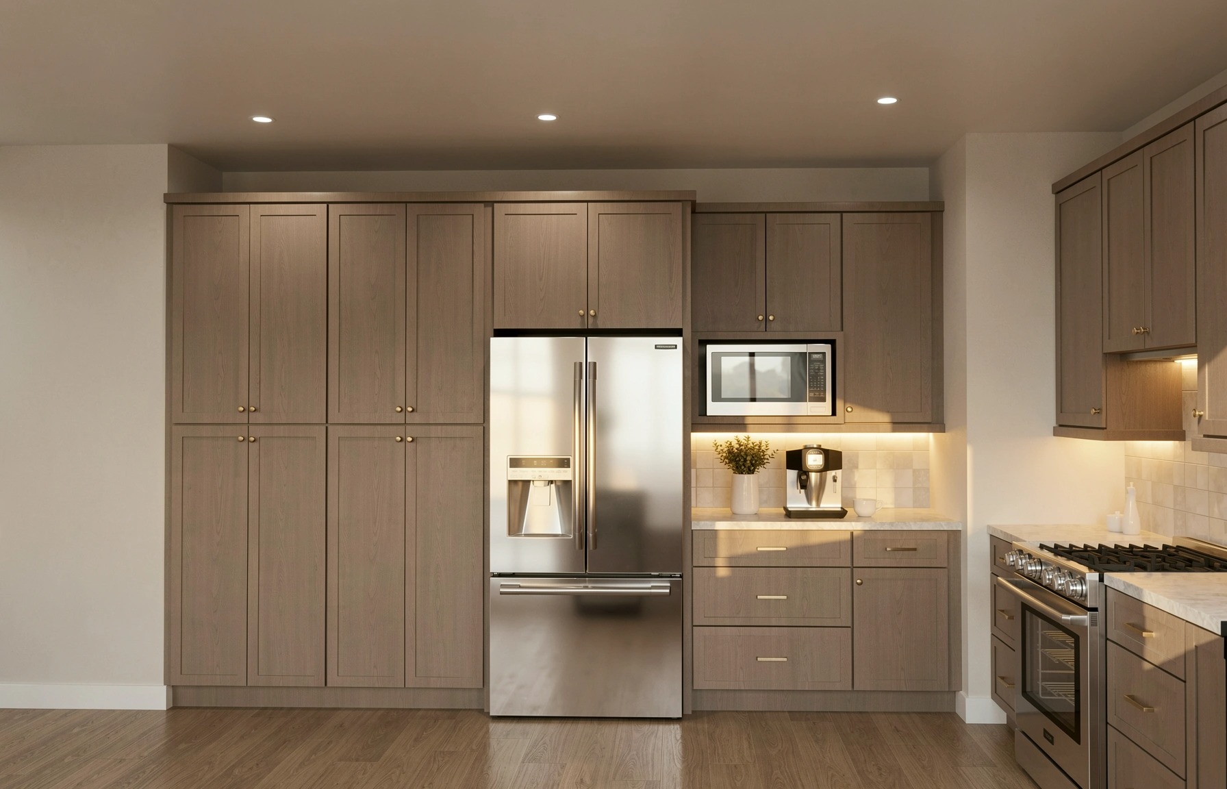 A tailored shaker kitchen, view 2